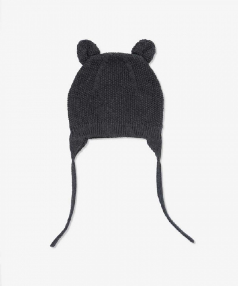 כובע עם אוזני חתול - שחור
