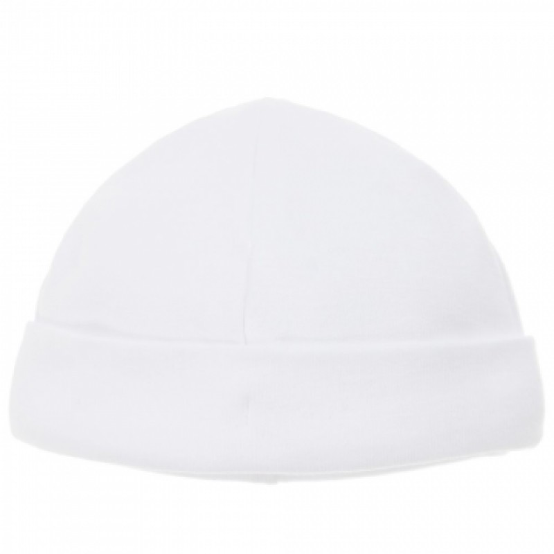 כובע + כפפות - לבן
