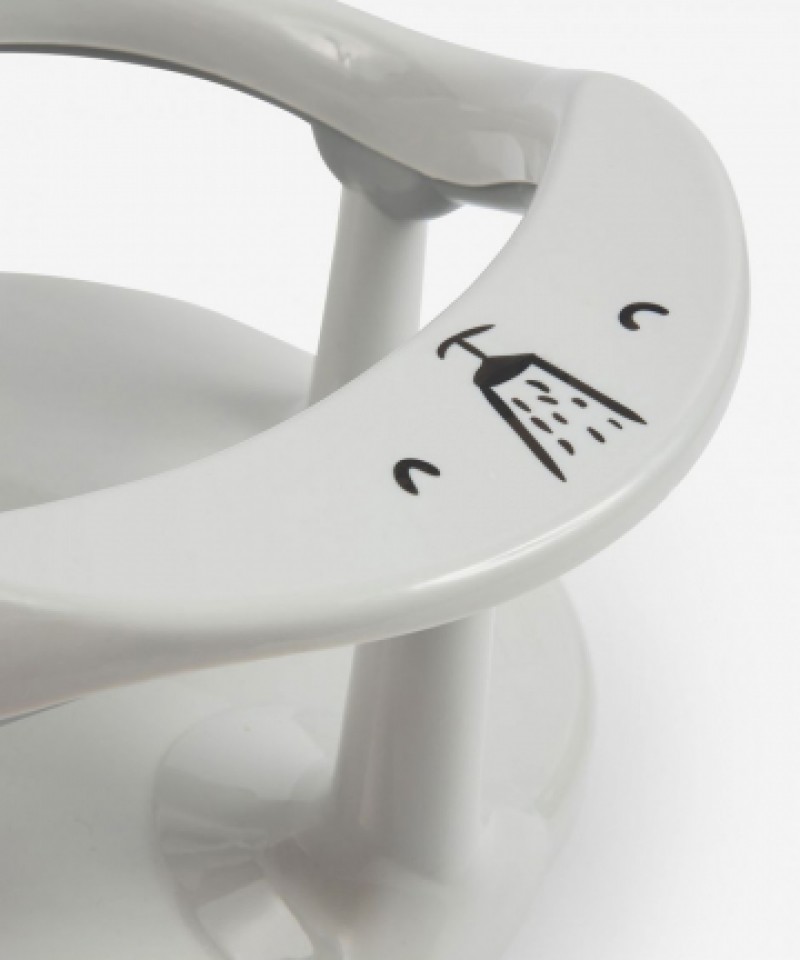 מושב טבעת לאמבטיה - אפור