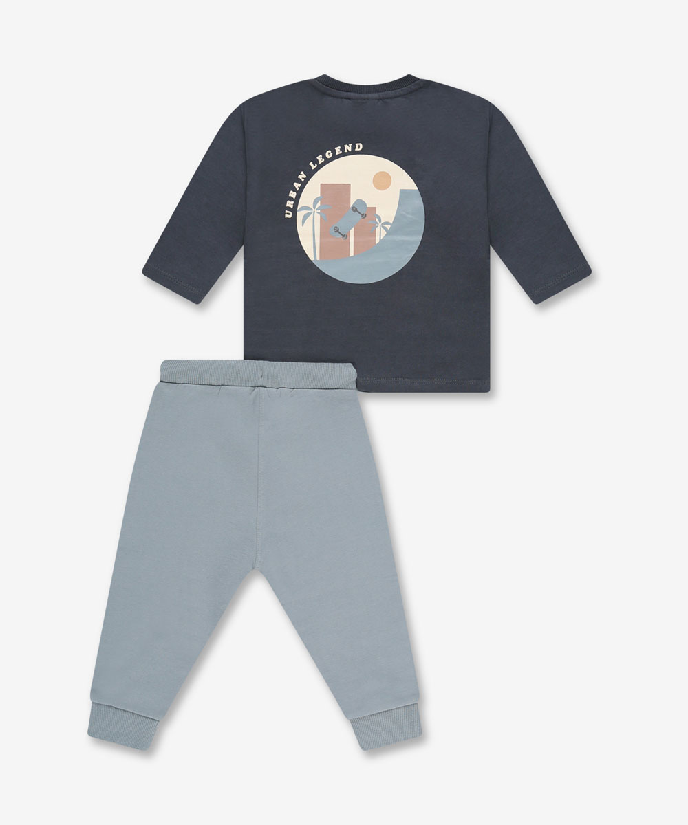 طقم يومي 2 قطع   - رمادي - ﺻﻮﺭﺓ اﻟﻤﻨﺘﺞ 2