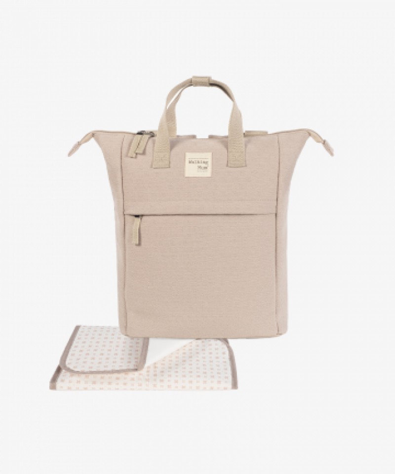 תיק החתלה  ECO MUM APRICOT