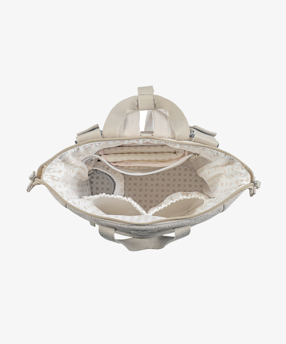 תיק החתלה  ECO MUM APRICOT