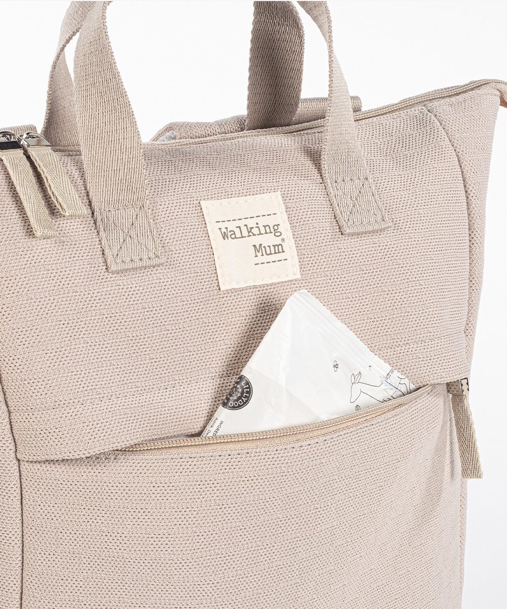 תיק החתלה  ECO MUM APRICOT