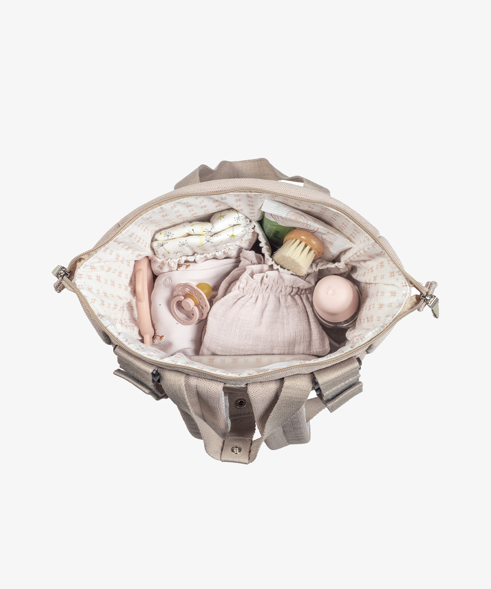 תיק החתלה  ECO MUM APRICOT