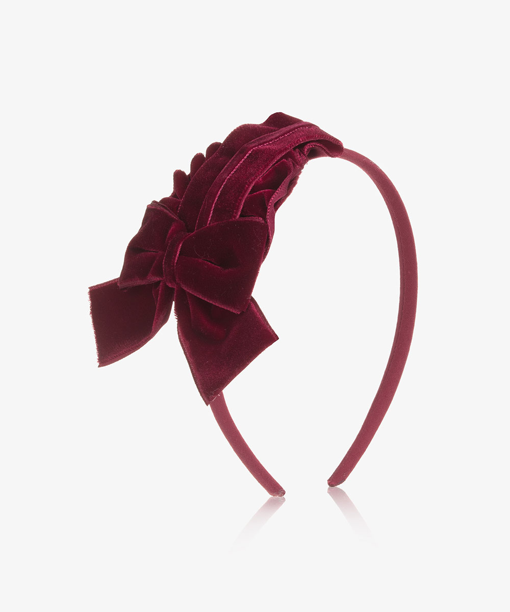 طوق شعر خمري - Velvet 