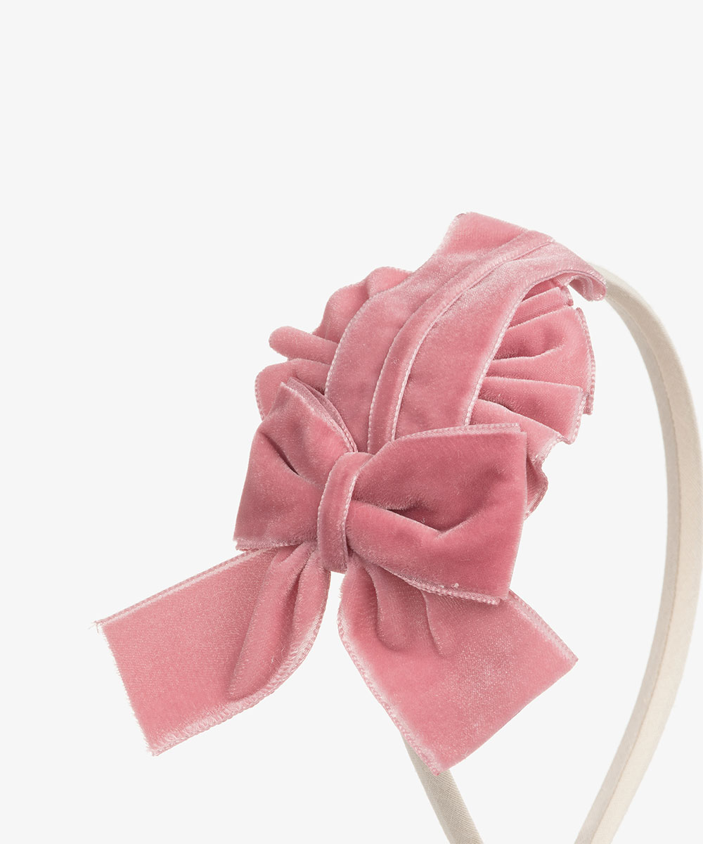 طوق شعر زهري - Velvet  - ﺻﻮﺭﺓ اﻟﻤﻨﺘﺞ 2