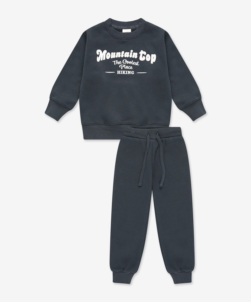 חליפת גן פוטר - שחור