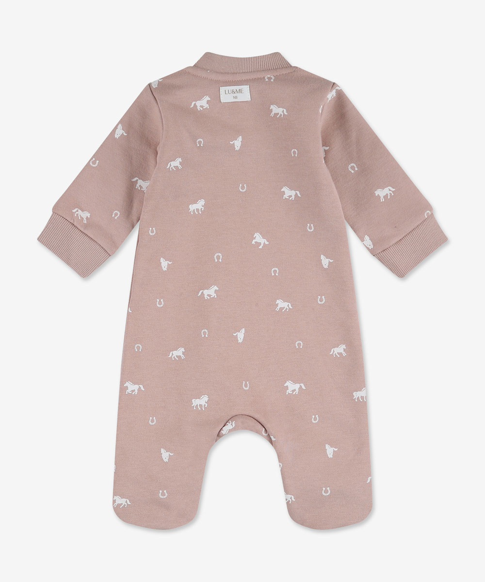 אוברול פוטר עם רוכסן - ורוד עתיק - תמונת מוצר 2