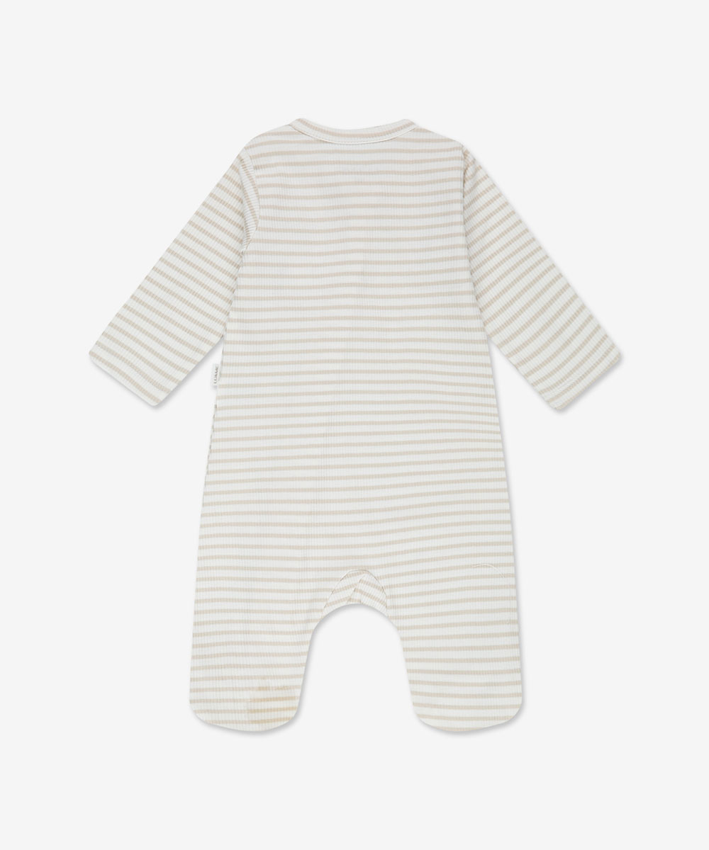 אוברול עם רוכסן - בז' - תמונת מוצר 1