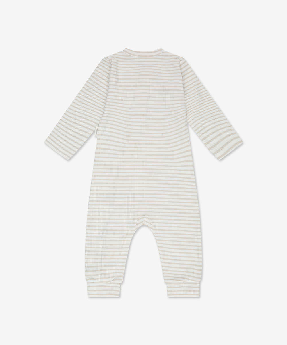 אוברול  עם רוכסן - בז' - תמונת מוצר 1