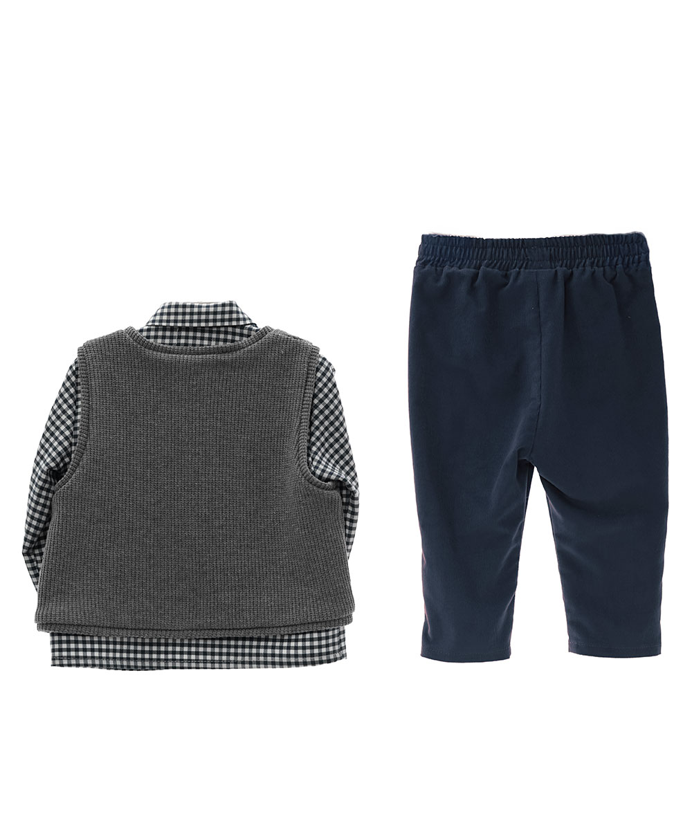 חליפת בנים 4 חלקים - OXFORD - תמונת מוצר 3