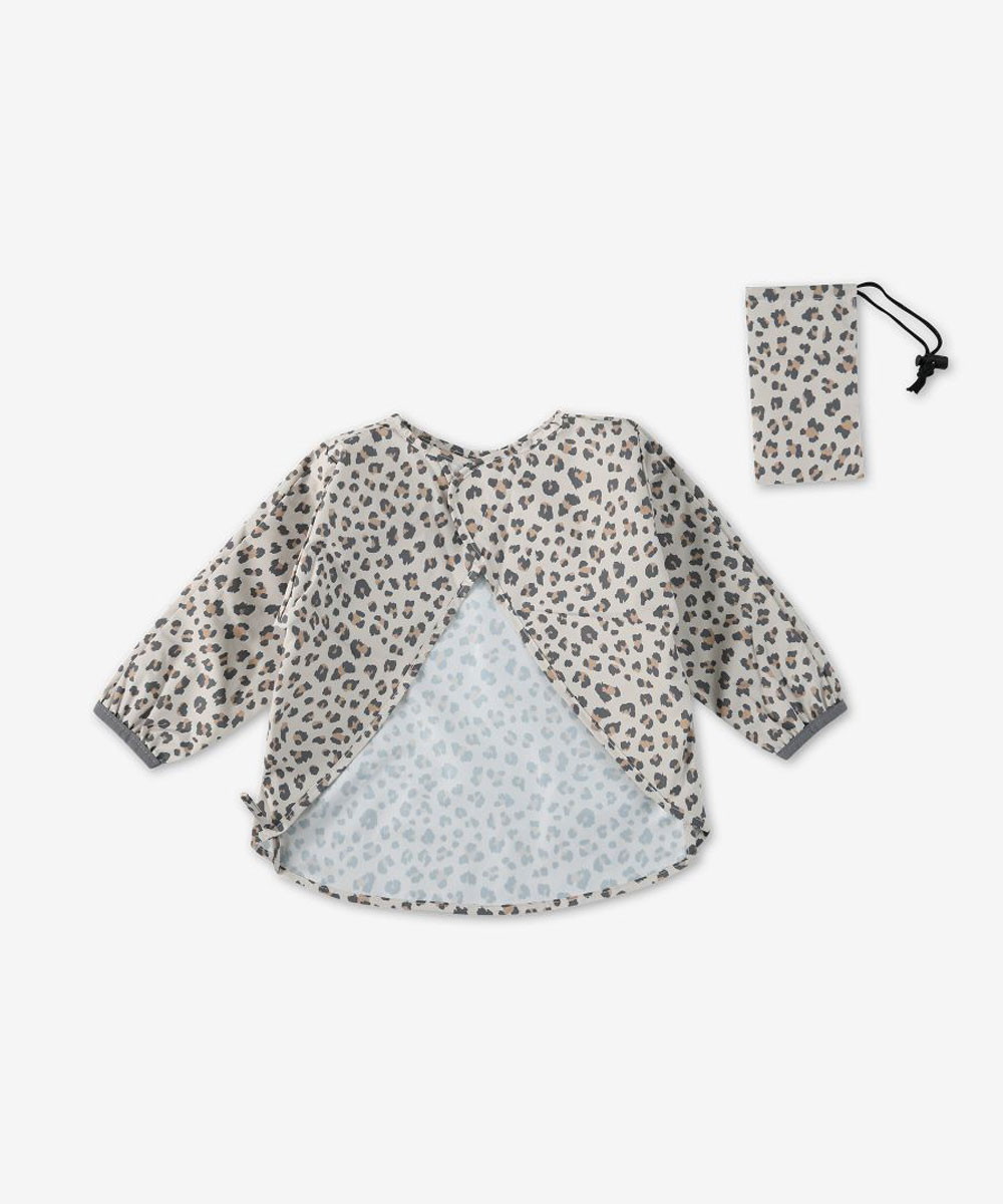 סינר אוכל עם שרוולים מיננה - מנומר - תמונת מוצר 2