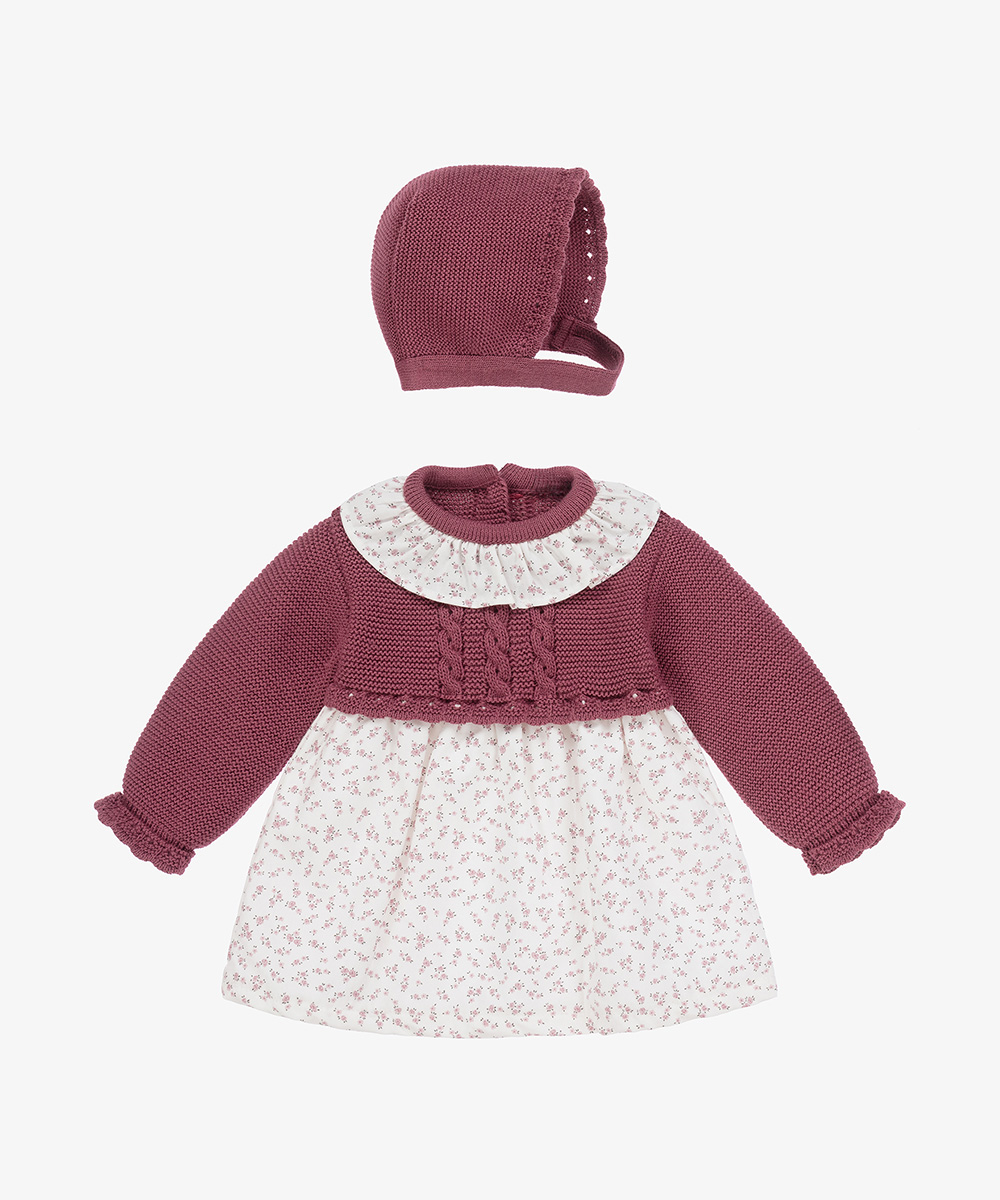 שמלה סרוגה + כובע - CEREZO - תמונת מוצר 2