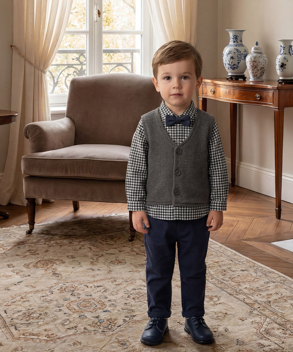 חליפת בנים 4 חלקים - OXFORD